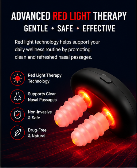 Red Light Nasal Therapy Device