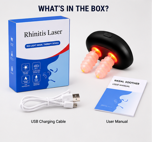 Red Light Nasal Therapy Device