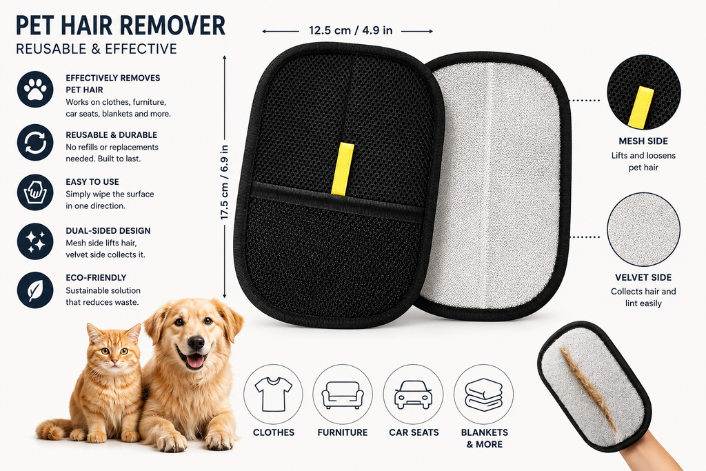 Pet Hair Removal Gloves