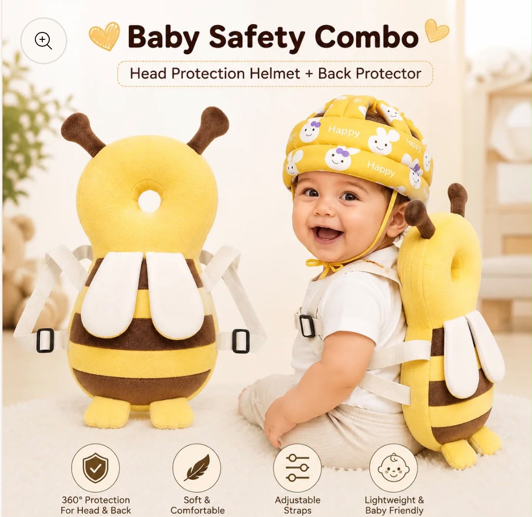 Bumble Cushion Toddler Helmet & Backpack
