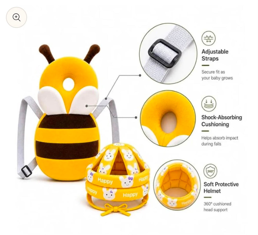 Bumble Cushion Toddler Helmet & Backpack